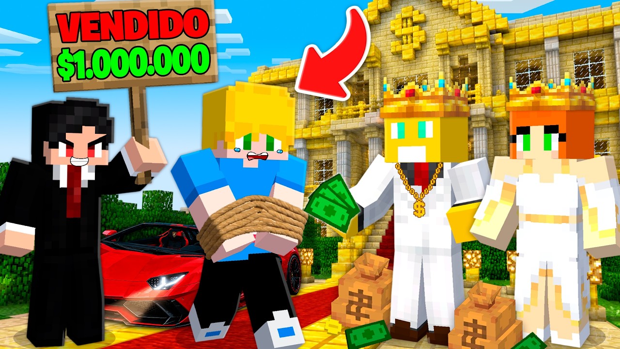 Fui ADOTADO pela FAMÍLIA mais RICA do Minecraft!