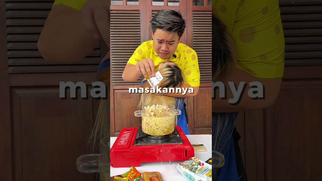 Cara terbaik edwin buat benerin masakan merry😆😆