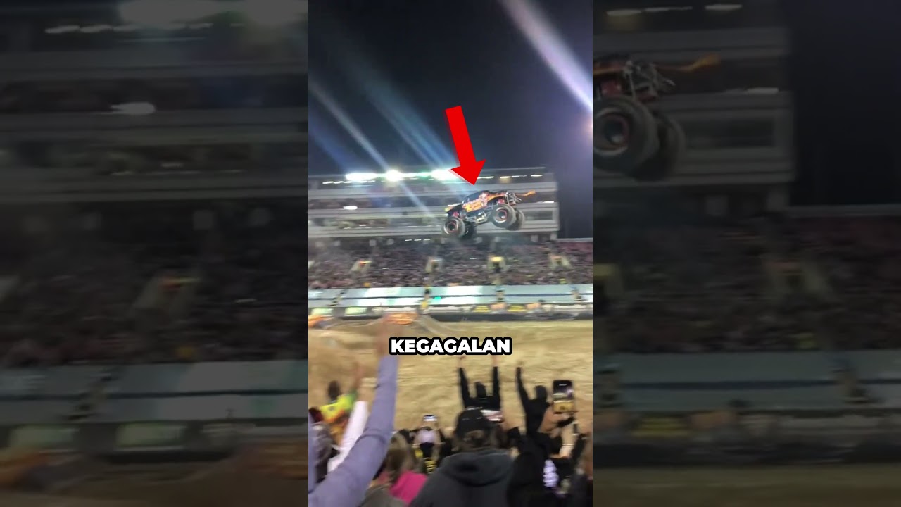Front Flip Monster Truck Pertama Di Dunia🤯