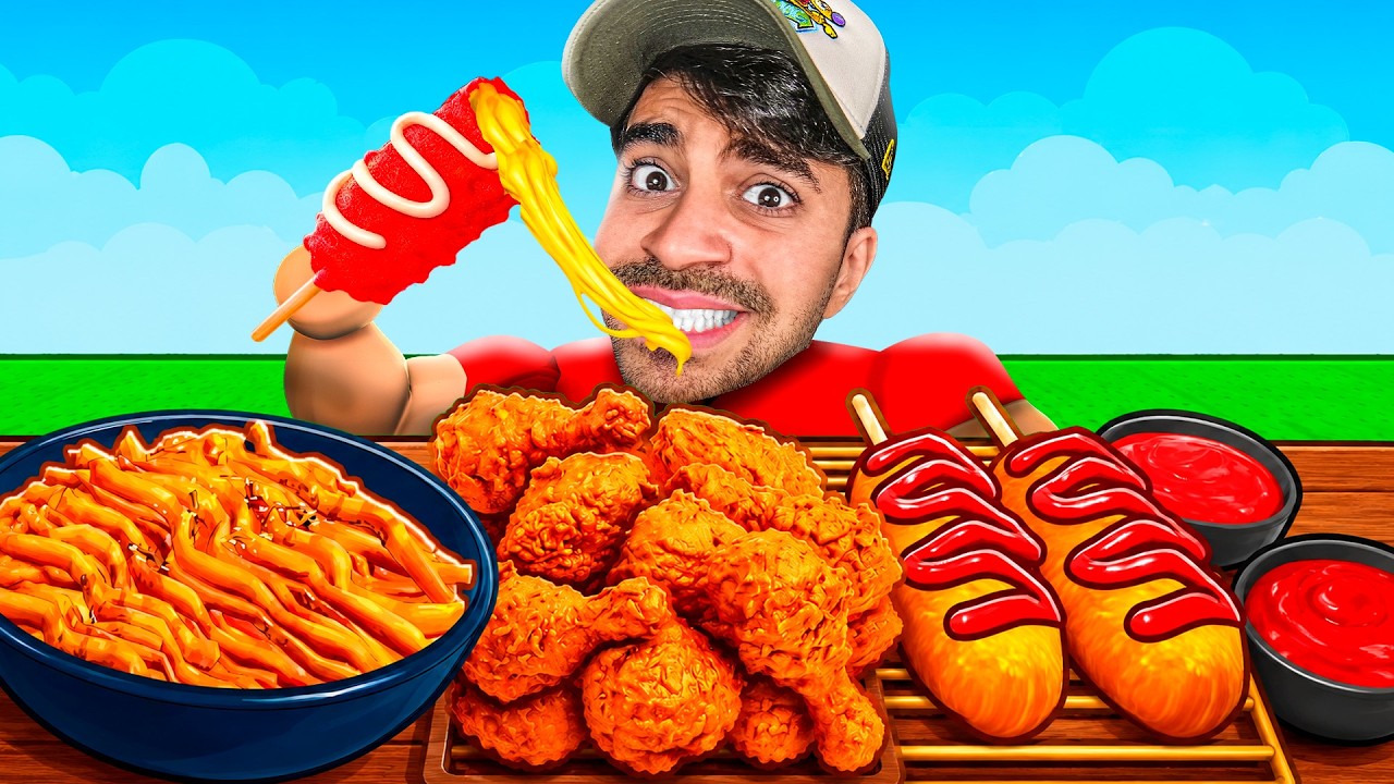 تحدي أكل اكبر كمية في العالم! 🍖 ROBLOX