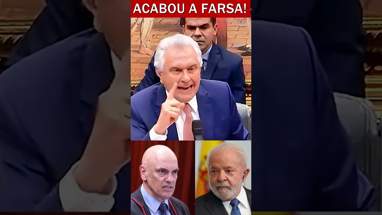 LULA SEM SAÍDA! GOVERNADOR CAIADO DENUNCIA TUDO!