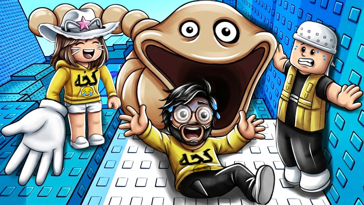 روبلوكس | الدودهـ 🐍 اللي صرنا في بطنها زي الكورهـ ⚽😂 | Roblox