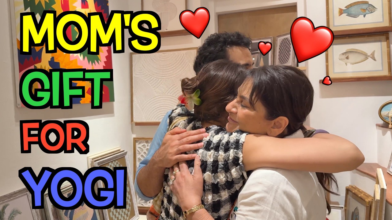 MOM'S GIFT TO YOGI ❤️ + HOME SHOPPING IN GOA! - S3E106