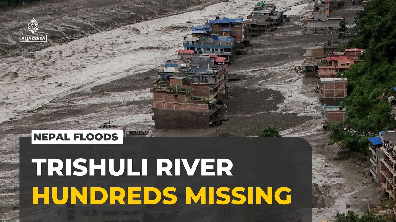 Nepal & Tibet flash floods: Trishuli River surges, destroying homes