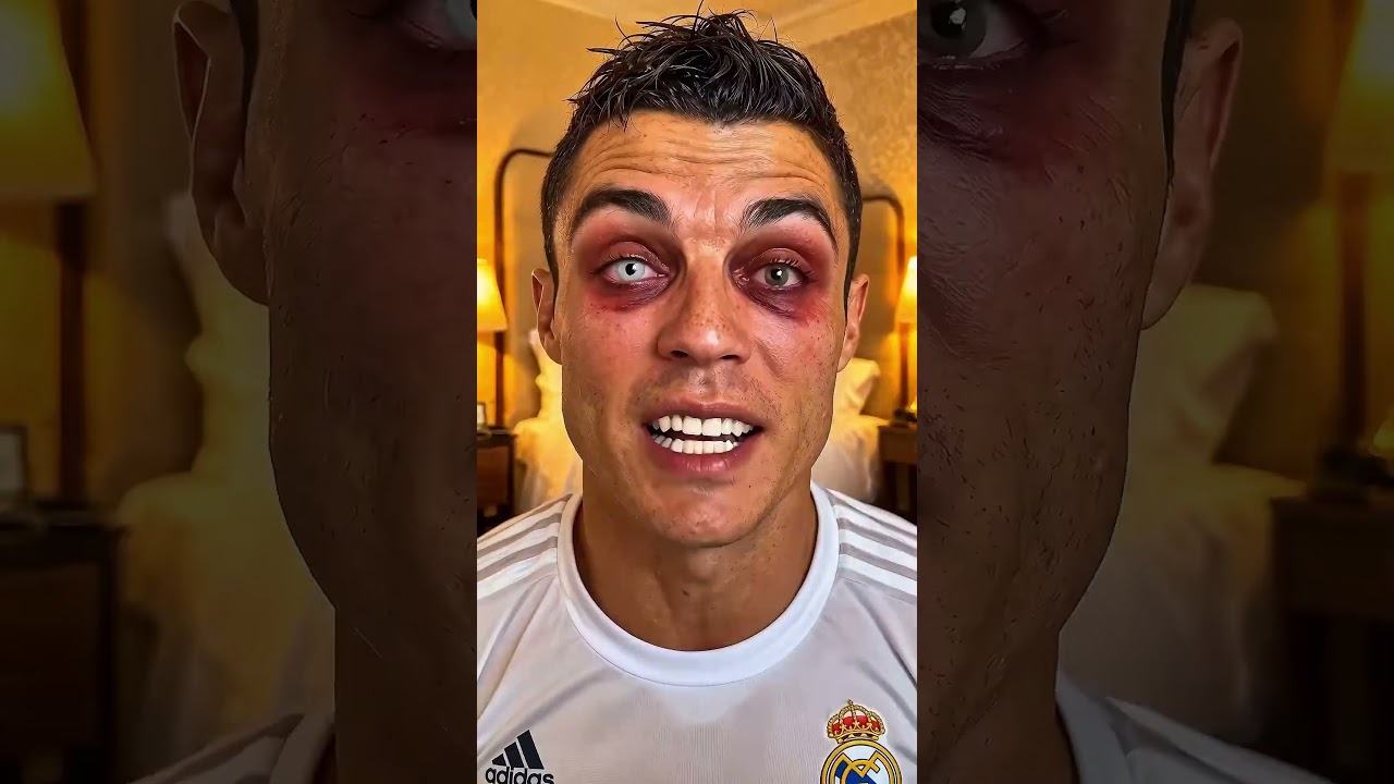 نيمار يدخل عيني رونالدو وهو نائم. 😥😭