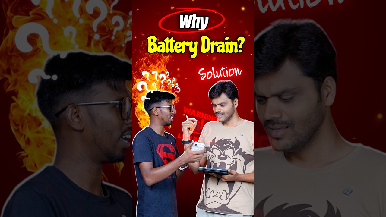 🔥Summer-ல Smartphone Battery-க்கு🔋 குஜிலிமஸ்து தான் 😅 Summer vs Smartphone #shorts #batterydrain