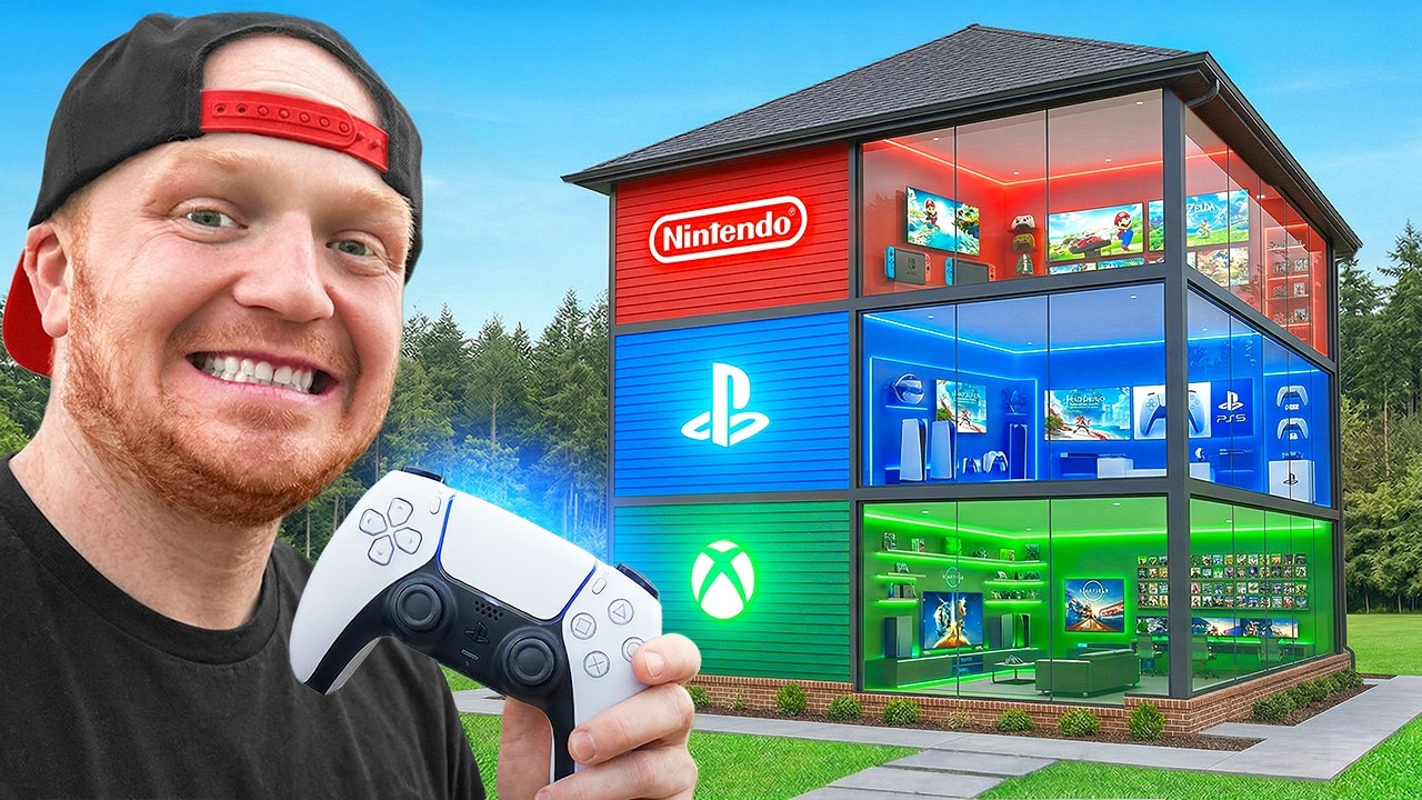I Built The Ultimate Gaming House!