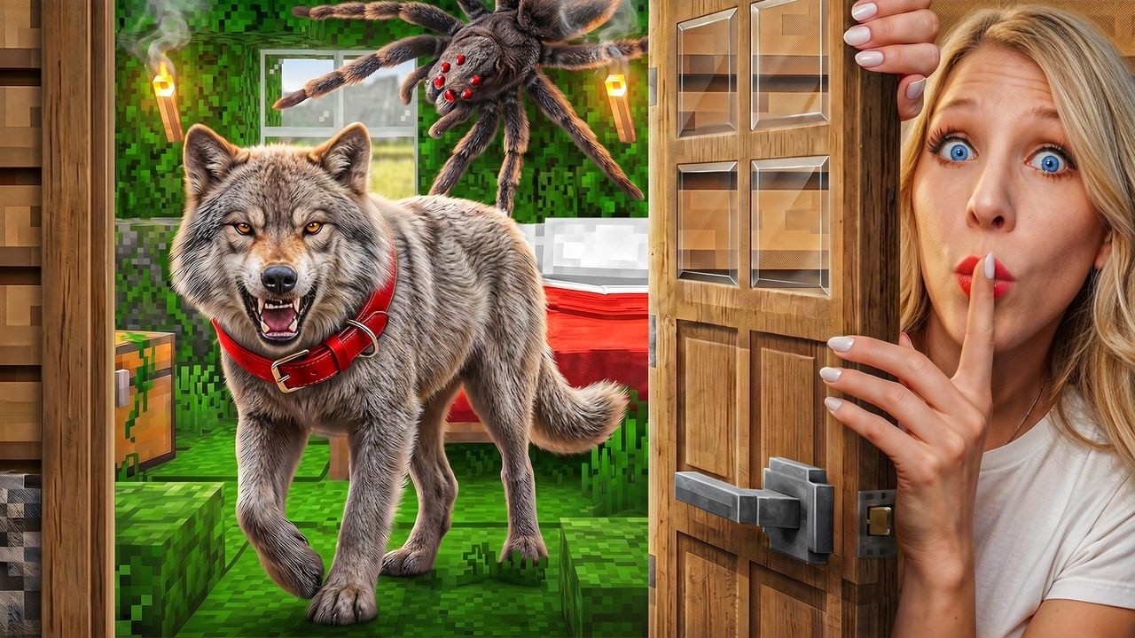 I Built a Minecraft Zoo in my House!
