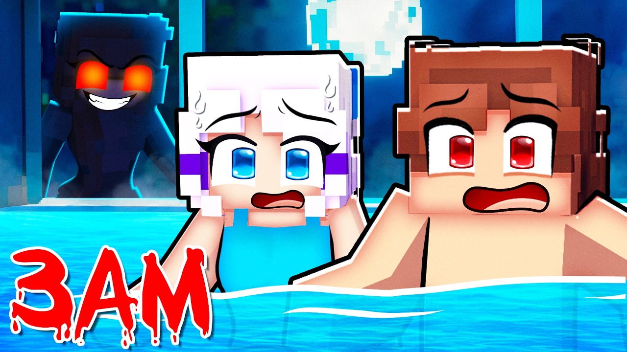 DO NOT GO SWIMMING AT 3AM In Minecraft...