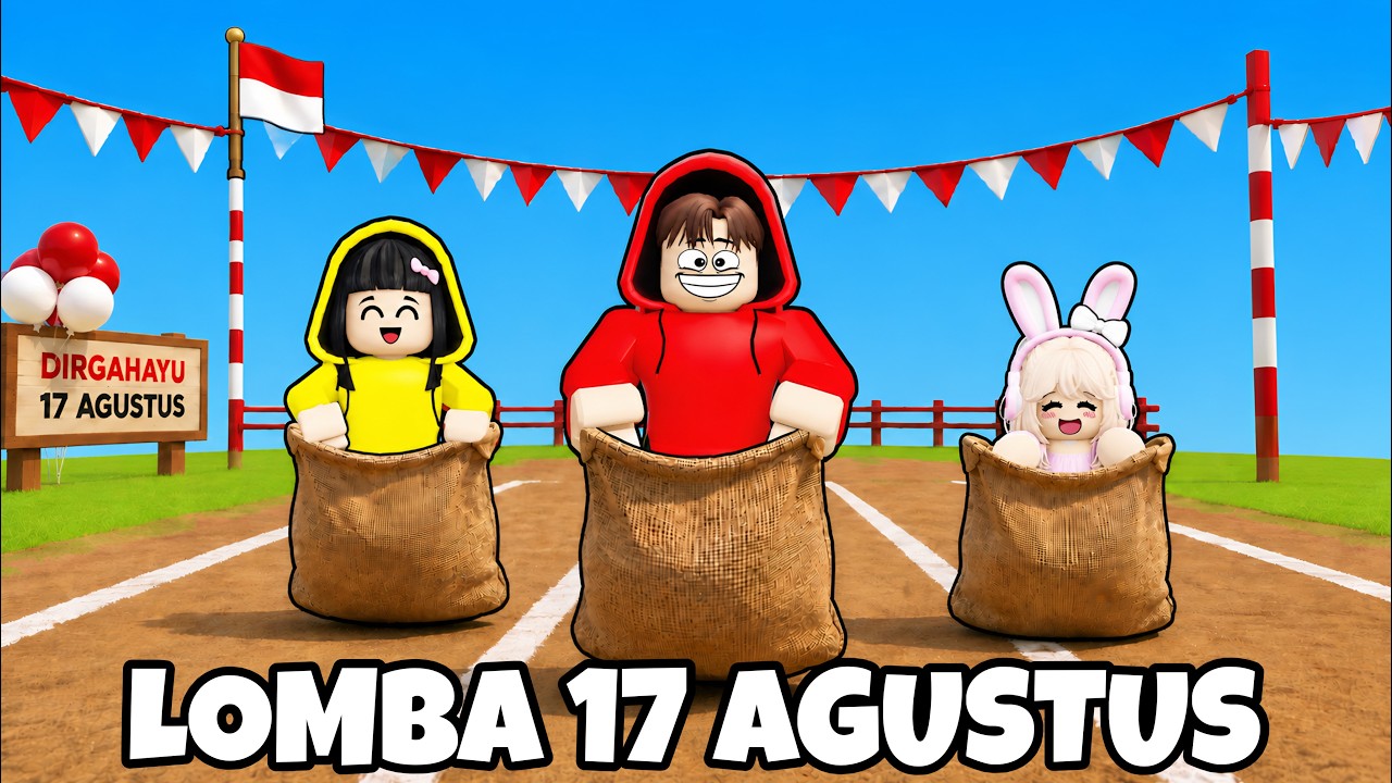 Yuta, Mio Dan Baby Celine Ikut Lomba 17 Agustusan || ROBLOX