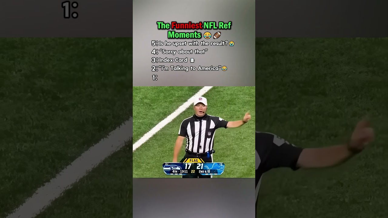The moment of the referee🤣 #nfl #referee #football #sports #funny #lol