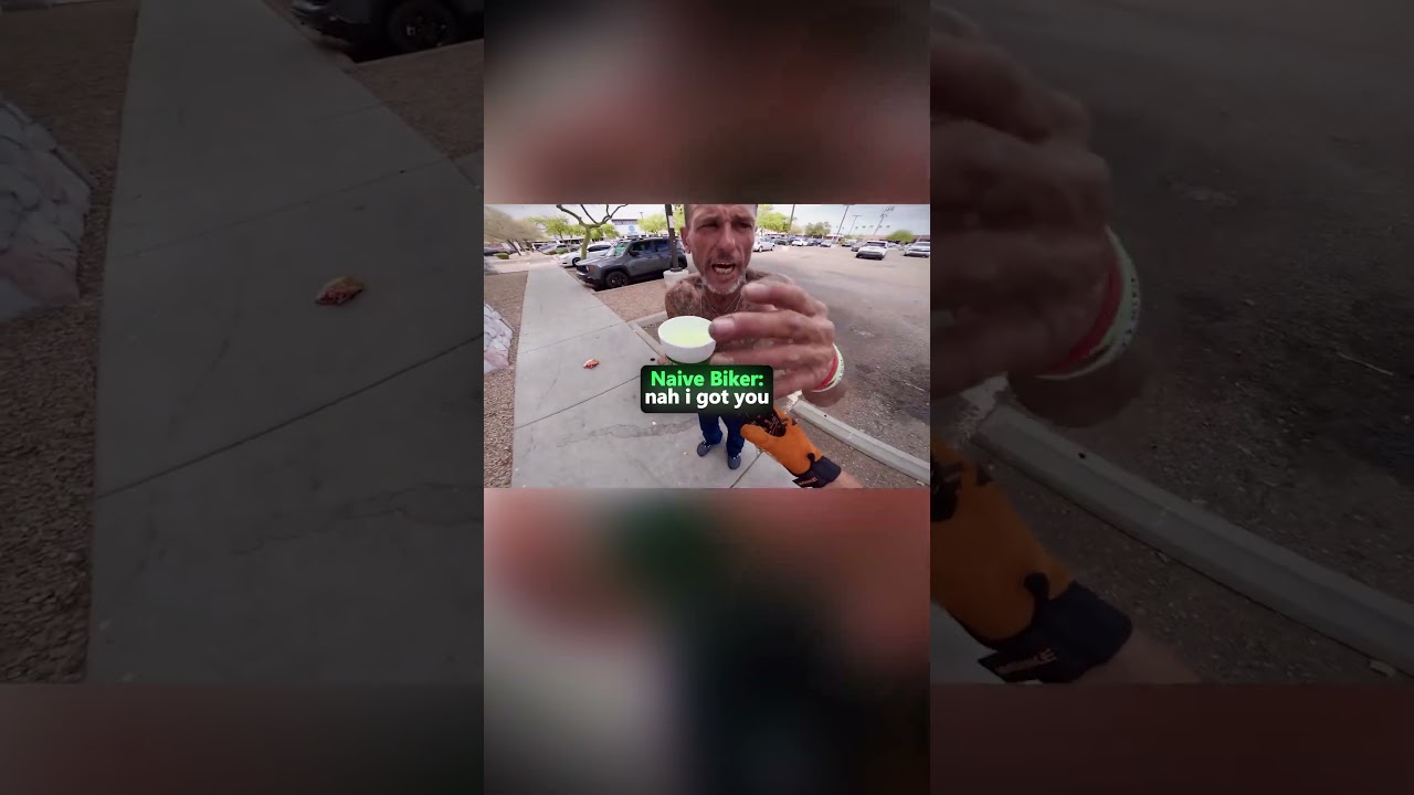 Biker finds a man who lost everything and does THIS💪 - Published by BikersEncounters