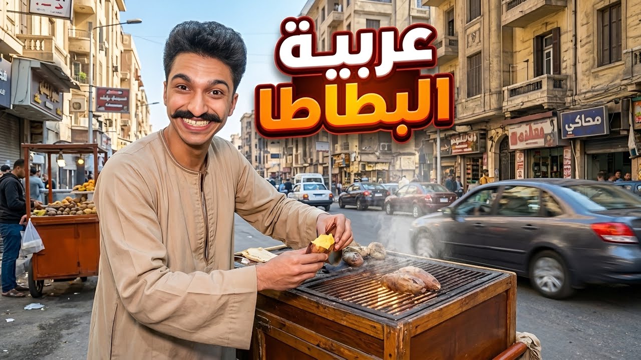 عبده ماندو فتح عربيه بطاطا في الشارع المصري 😂🥔 | AbuBatata