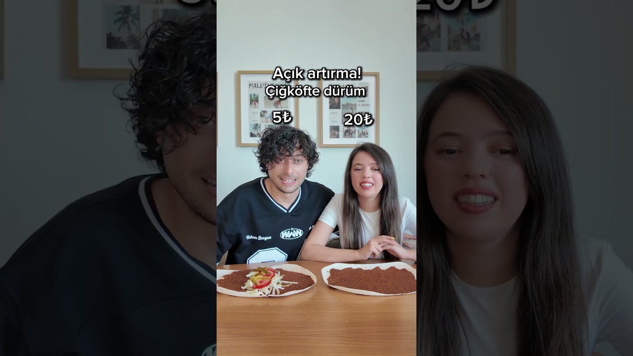 Açık artırma ile çiğköfte dürüm oluşturuyoruz! 🌯👌