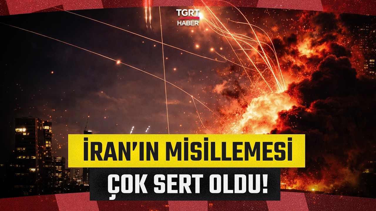 İran Tel Aviv'i Balistik Füzelerle Vurdu: Demir Kubbe Delik Deşik Oldu! - TGRT Haber