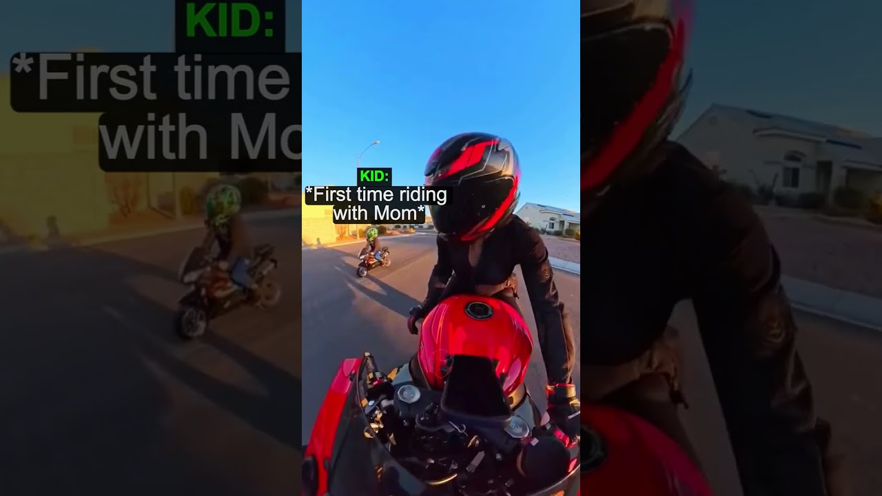Riding motorcycles with your mom hits DIFFERENT! 🥺🏍️ (credit: @amburr.lv