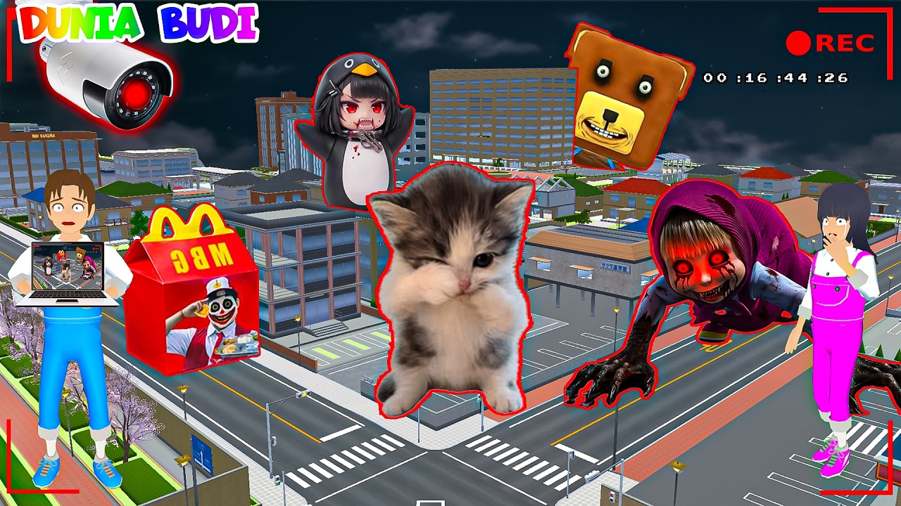 Yuta Mio Panik! CCTV Merekam PASUKAN MONSTER GUGUGAGA, KICAU MANIA Di Kota Sakura😱