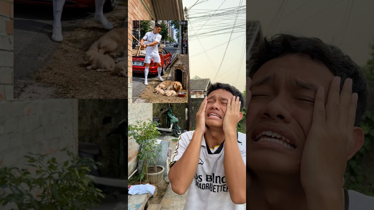 ronaldo perbaiki rumah anjing @cristiano