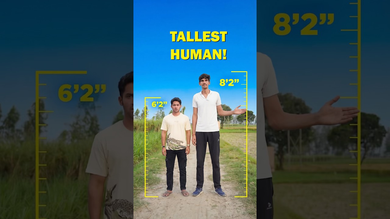 Sabse Lamba Insaan! 🤯 #shorts