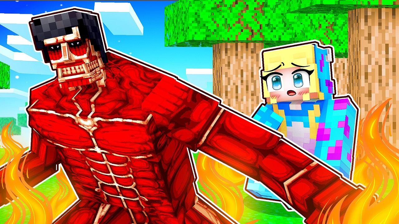 Me tornei um TITÃ PROTETOR no Minecraft!