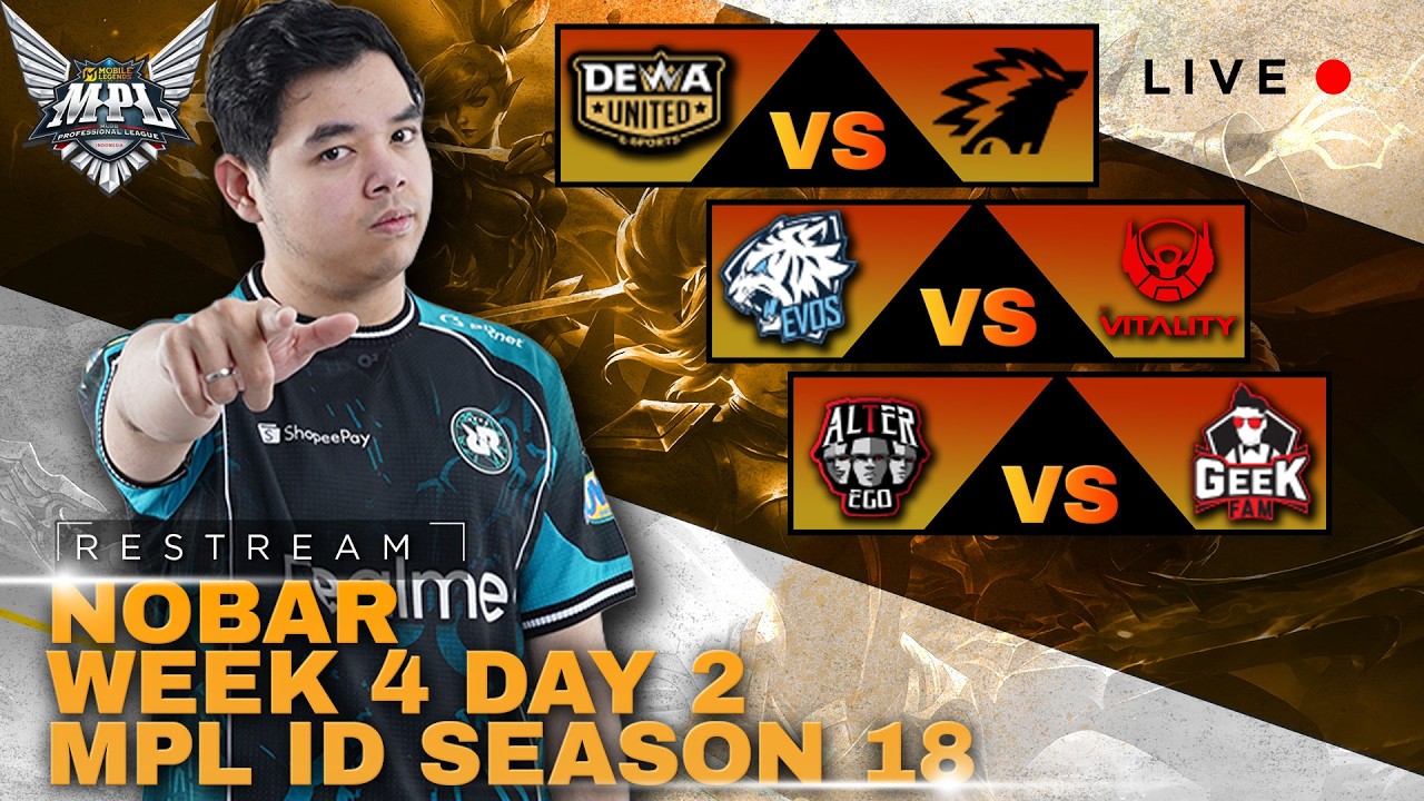 GEEK VS AE | R7 RESTREAM MPL ID S18 WEEK 4 DAY 2 | top up hanya di r7store.id #mlbbidcreator