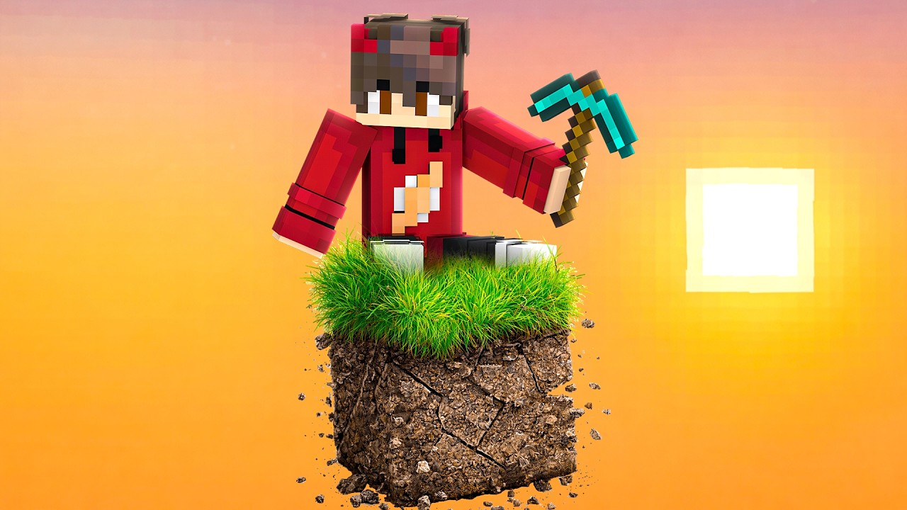 Minecraft But It's One REALISTIC Block..!