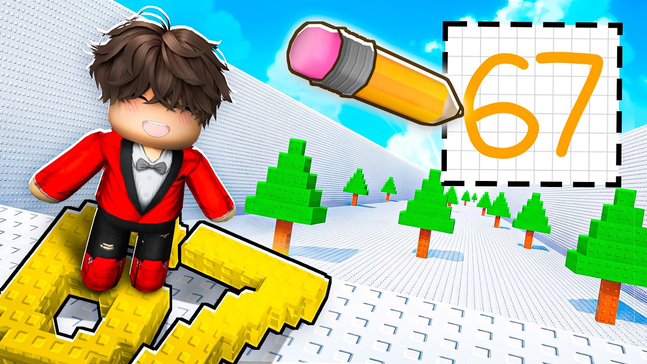 روبلوكس ارسم زحليقة وتزلج ! Draw & slide