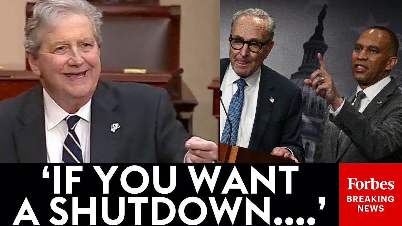BREAKING NEWS: John Kennedy Issues Blistering Warning To Democrats With Hours To Go Until Shutdown - Published by Forbes Breaking News
