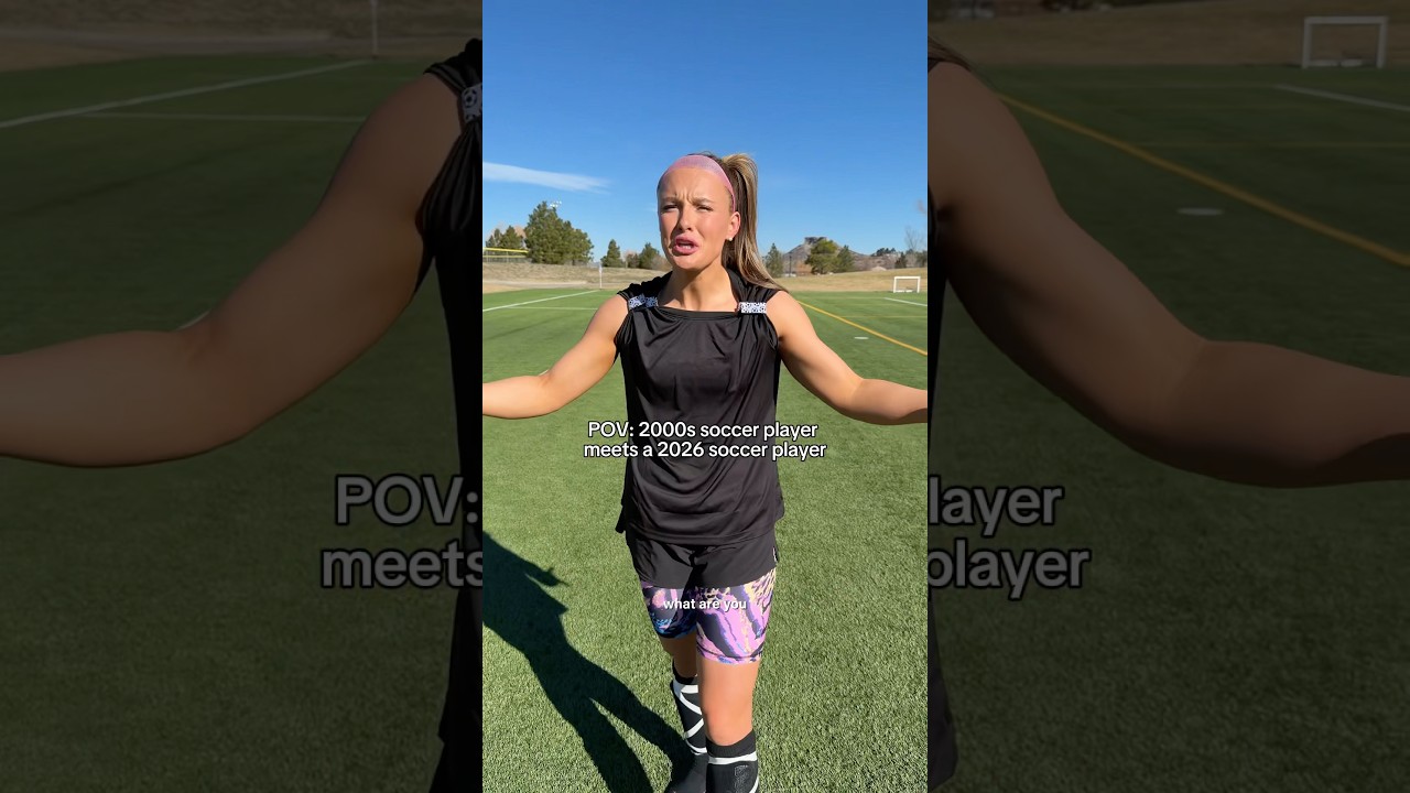 2000s soccer player vs. 2026 #soccer #soccerplayer #soccergirl