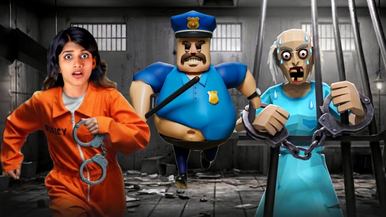 MAD GRANNY ESCAPES MOTU BARRY'S PRISON IN ROBLOX