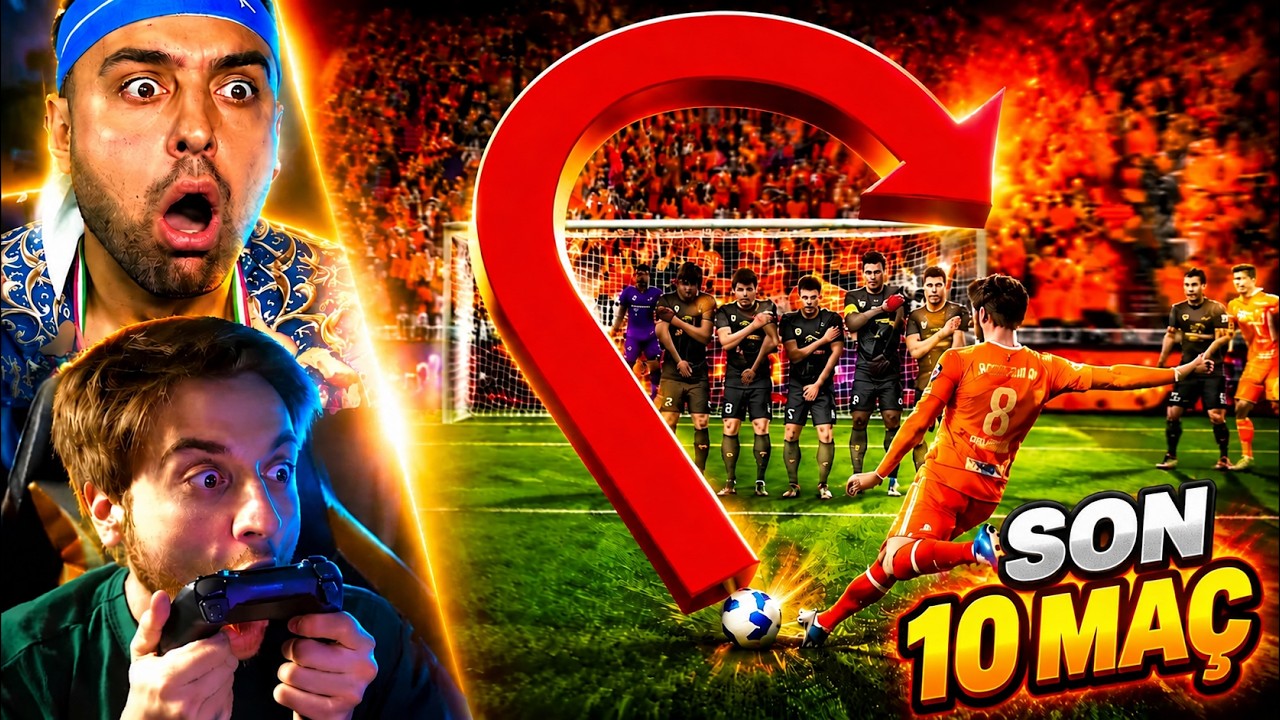 SON 10 MAÇ 😱 BECKHAM 28 METRE FRİKİK GOL ! ŞİKELİ KIRMIZI KART ! ELPESİCO 26 ÜMİDİ VS EMJAN