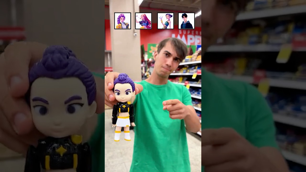 ESCONDI AS GUERREIRAS DO KPOP NO MERCADO