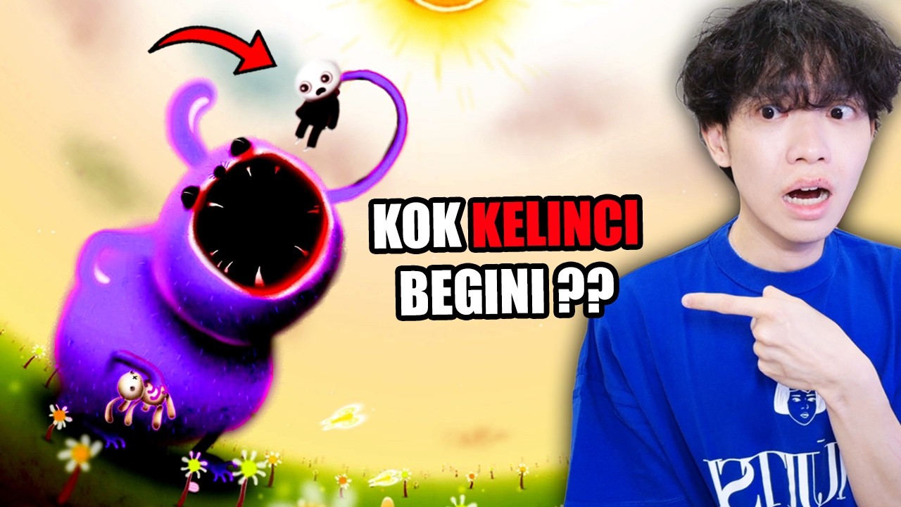KELINCI IMUT di TAMAN ini MAKAN ANAK KECIL setiap JAM 12 SIANG. - Happy Game