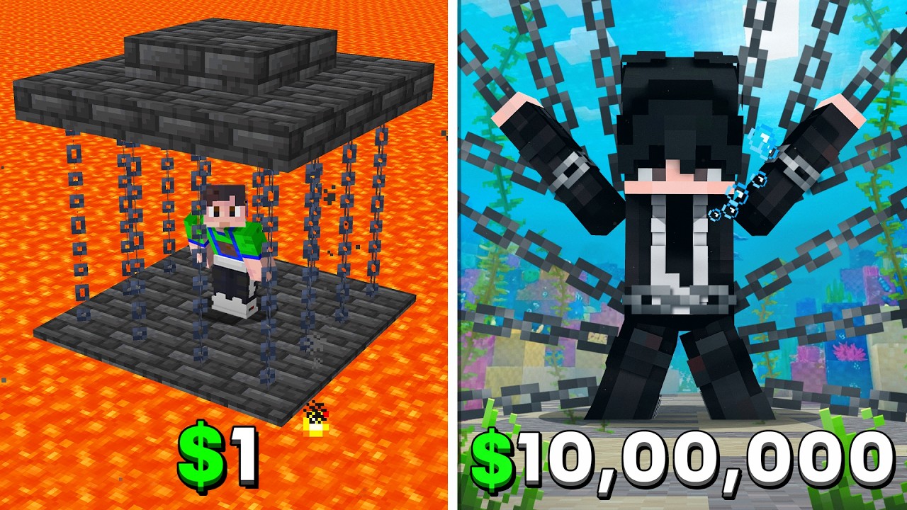 $1 vs $10,00,000 Prison Escape in Minecraft..!