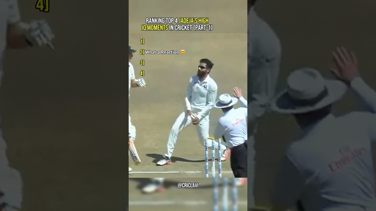999 IQ Jadeja’s High IQ Moments In Cricket 🔥#shorts #cricket #cricketshorts @six7o