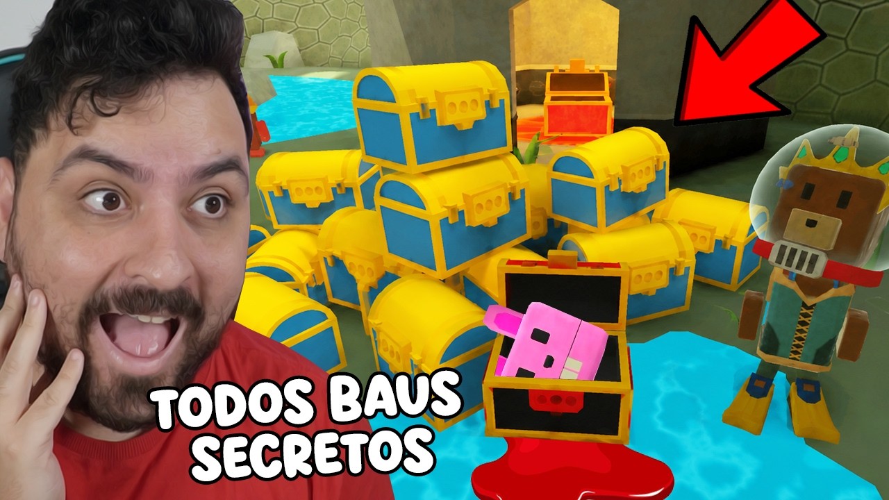 TODOS os 12 NOVOS BAÚS da ATUALIZAÇÃO de SUPER BEAR ADVENTURE !! (O MAIS RARO é ASSUSTADOR)