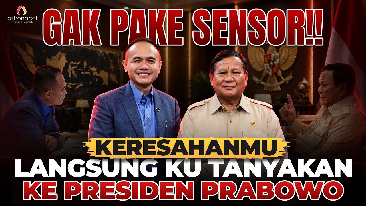 KRITIK LANGSUNG DEPAN PRABOWO! Gw Kritikus tergila langsung Hadapin Presiden!