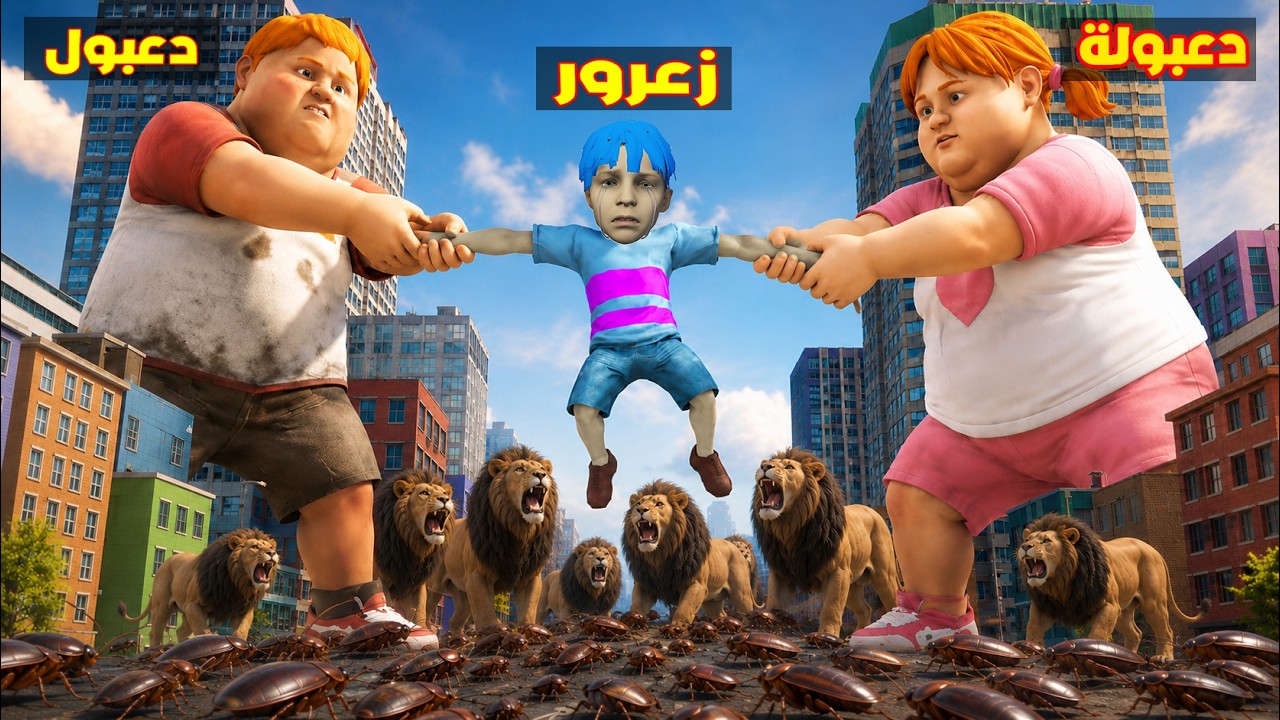 فلم قراند : عائلة دعبول سوف تقسم زعرور الى قسمين ( دعبولة تحب زعرور ) 🔥😂