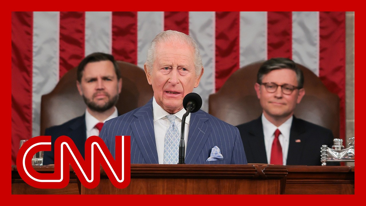 King Charles III addresses Congress
