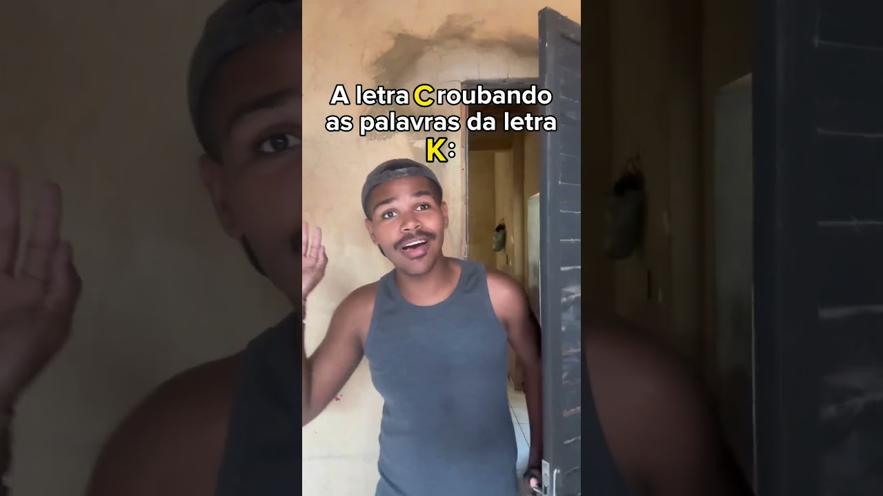 A letra C roubando as palavras da letra K: kakakakak #shorts