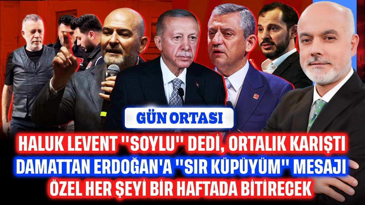 Fotoğrafı sızdırdılar... Haluk Levent, Süleyman Soylu'nun ismini verdi, Emniyet karıştı | Gün Ortası