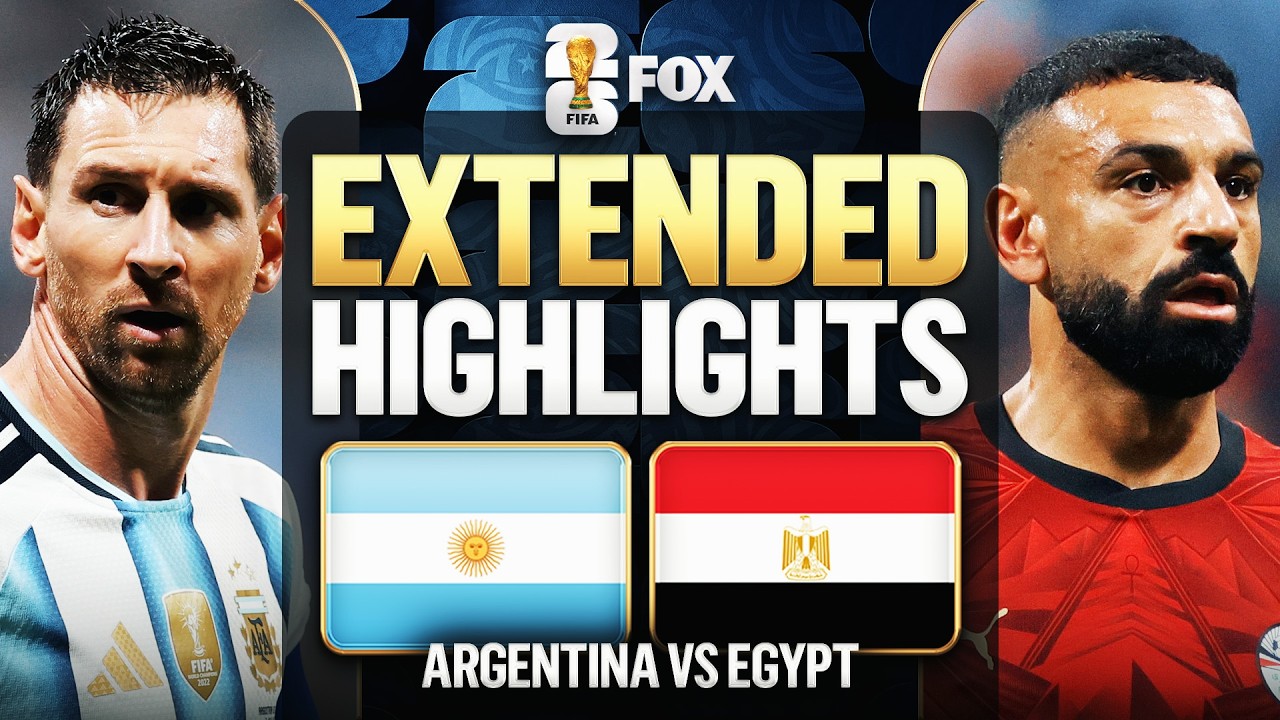 Argentina vs Egypt Highlights 🌎🏆 2026 FIFA World Cup™ | Round of 16