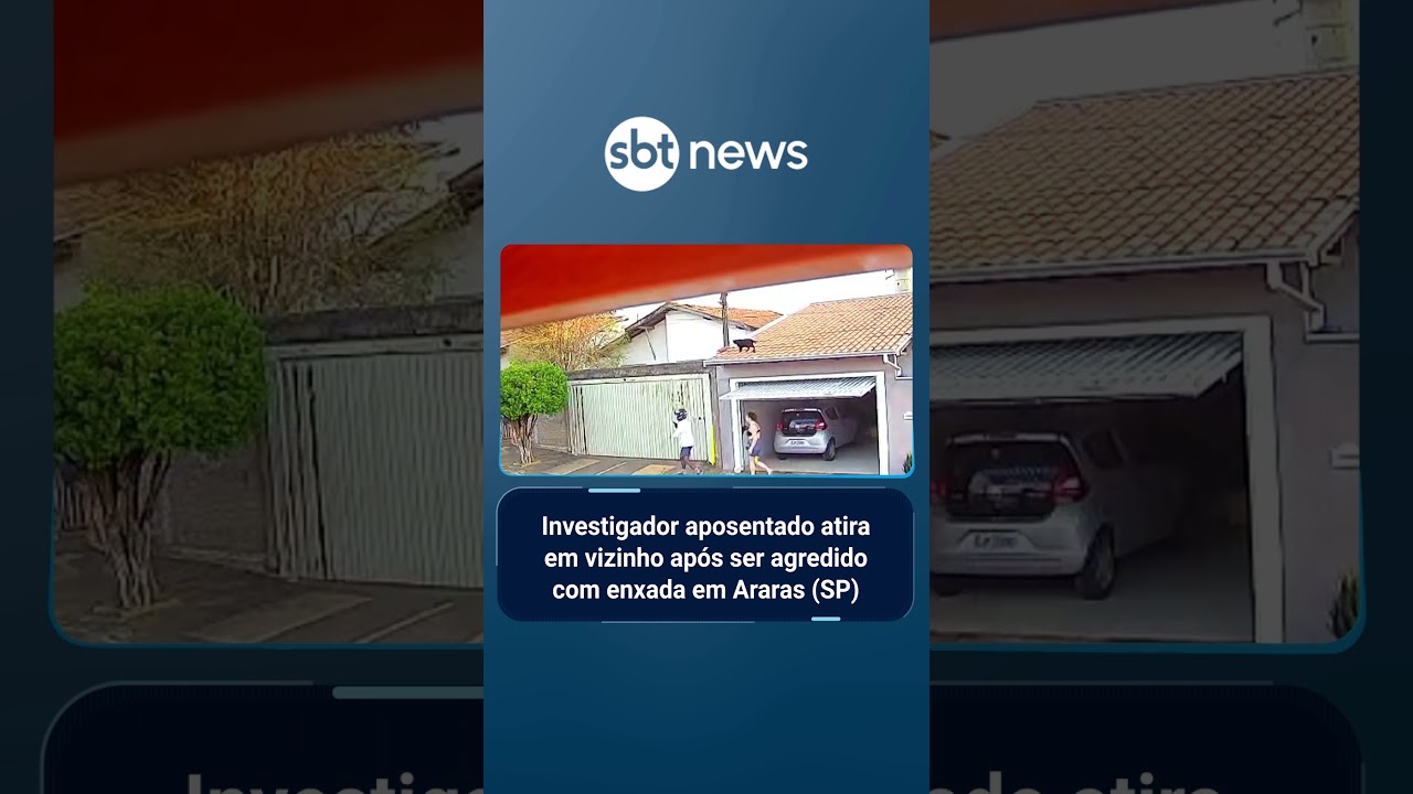 Briga entre vizinhos termina com agressão com enxada e tiros de investigador | #AloVoce