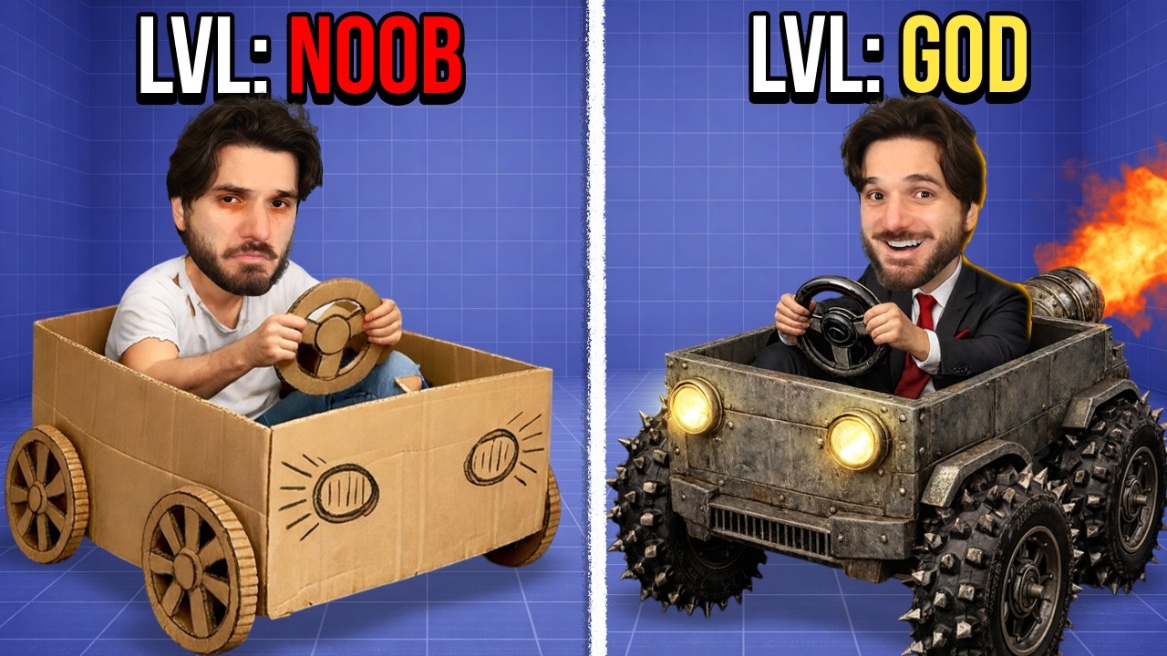 FAZENDO UPGRADES NO MEU CARRO ATÉ ELE VIRAR UM MONSTRO BIZARRO!