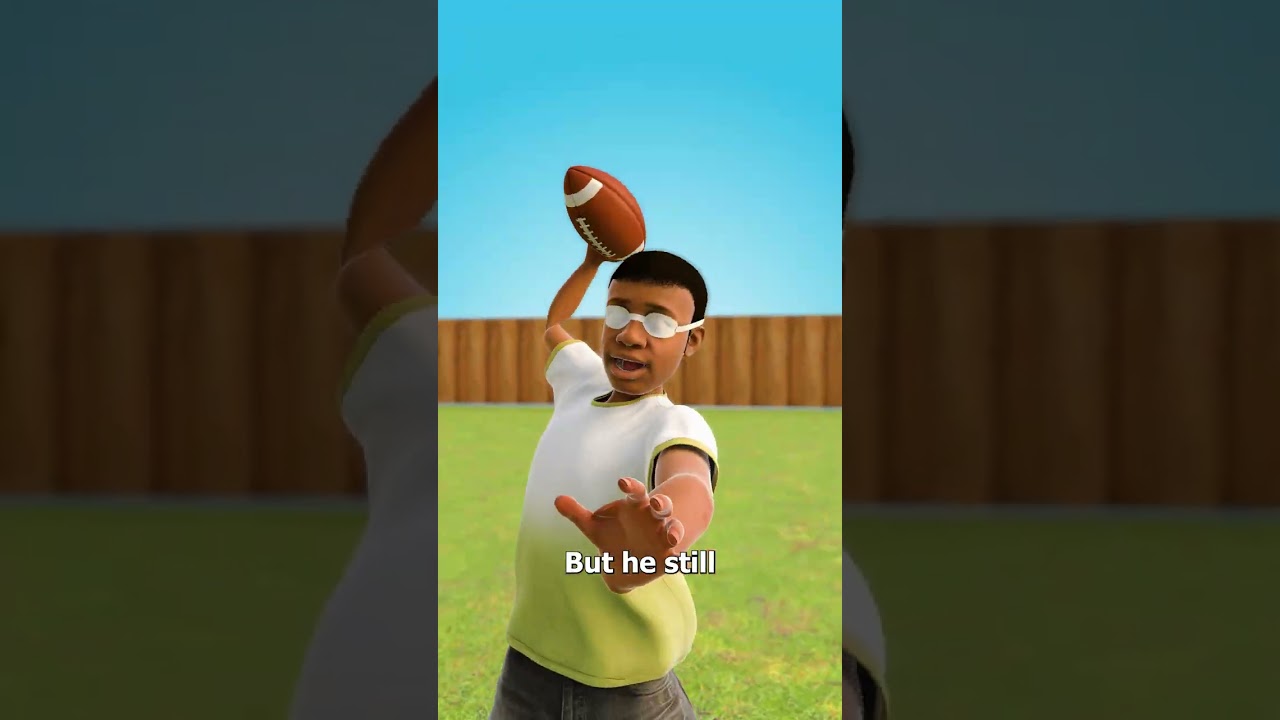 The Blind Kid Quarterback 😮