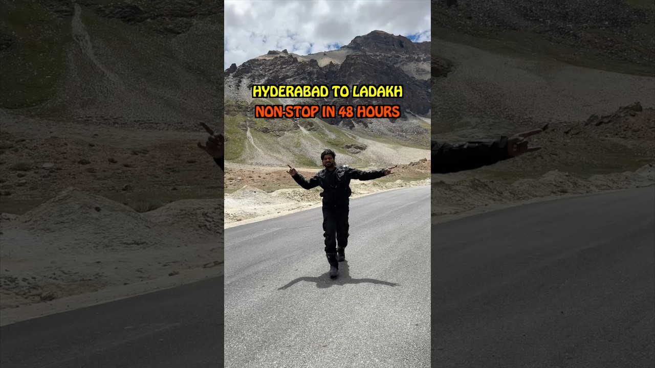 Hyd to Ladakh 2500kms Non-Stop ride