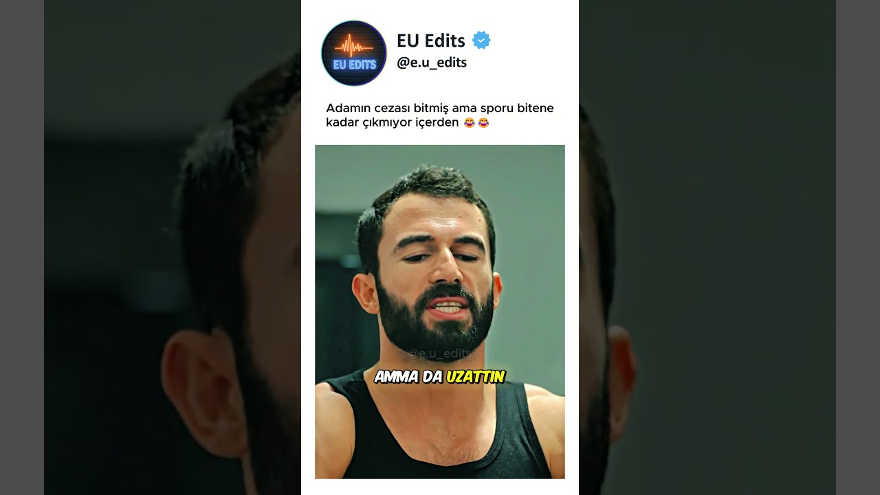 Adamın cezası bitmiş ama sporu bitene kadar çıkmıyor içerden 😂 #kertenkele