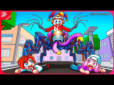 VIREI O PROTÓTIPO DE POPPY PLAYTIME 5 NO JUJUTSO SHENANIGANS *vou atacar meus amigos?!