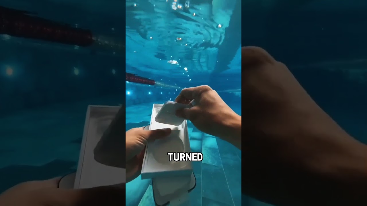 Shocking Underwater Phone Test #shorts