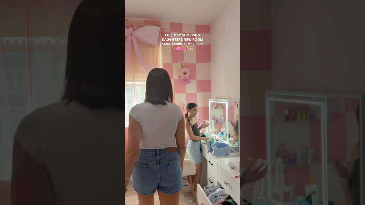 FULL DAY SHOPPING tween DAUGHTERS NEW ROOM✨🛍️🛍️🛍️💫